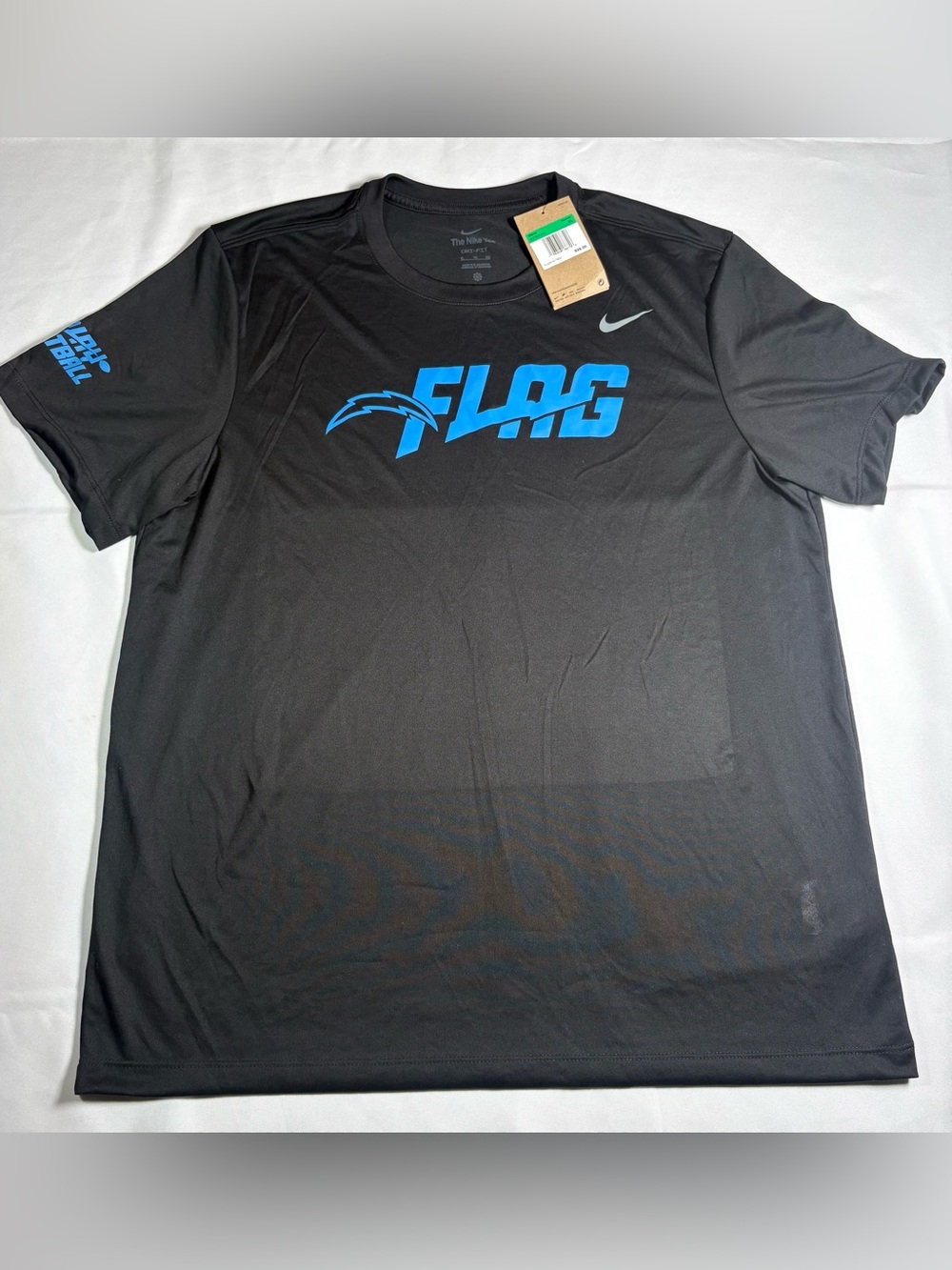 Nike Dri-FIT LA Chargers Flag Football Tee NWT Mens XL NFL